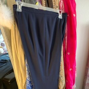 Career slacks Navy Blue size 8, 42 in long